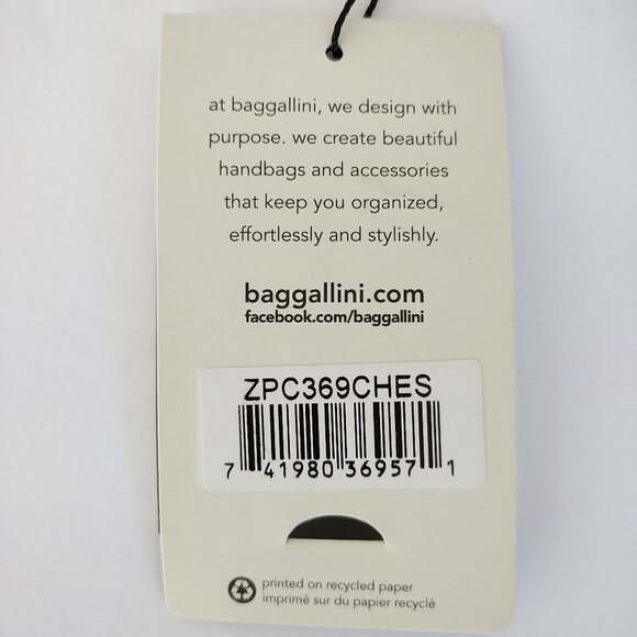 Baggallini Leopard Print Crossbody With Removable Coin Purse NWT - Picture 3 of 13